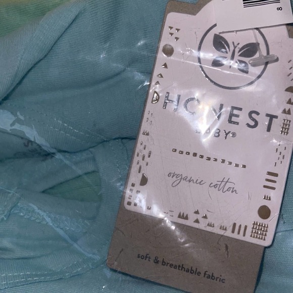 Honest Baby Girls' 10pk Rainbow Organic Cotton Puff Sleeve T-Shirts NWT 0-3M - Picture 5 of 6